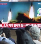 North Korea fires several short-range projectiles into sea.