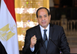 السيسي: مصر تدعم الجهود لإيجاد حل سياسي في ليبيا.