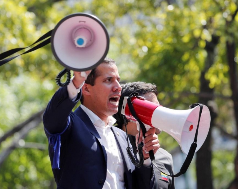 Venezuela's Guaido calls for 'largest march in history' in uprising effort